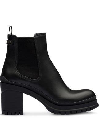 prada boots 2022|Prada chunky heel ankle boots.